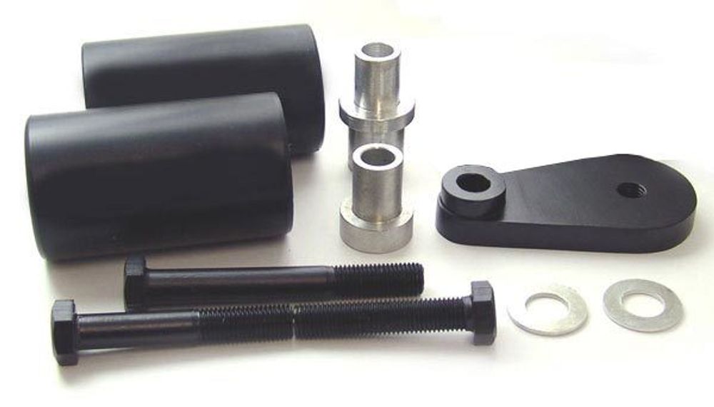 Слайдеры для мотоцикла Yamaha YZF-R6 03-05, R6S 06-08, на раму, без резки пластика