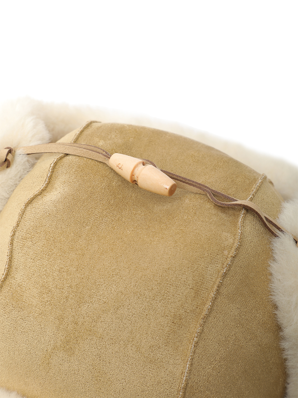 Шапка Braided Shearling Trapper
