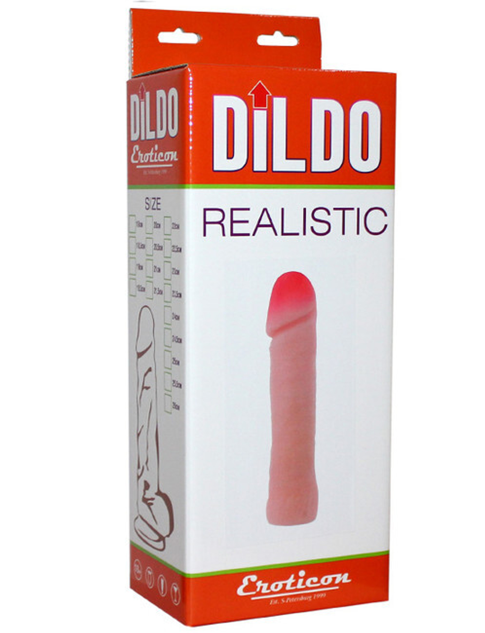 Крупный реалистичный телесный фаллоимитатор UltraSkin (Цвет: телесный)