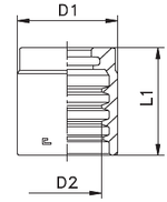 Муфта DN 08 1SC