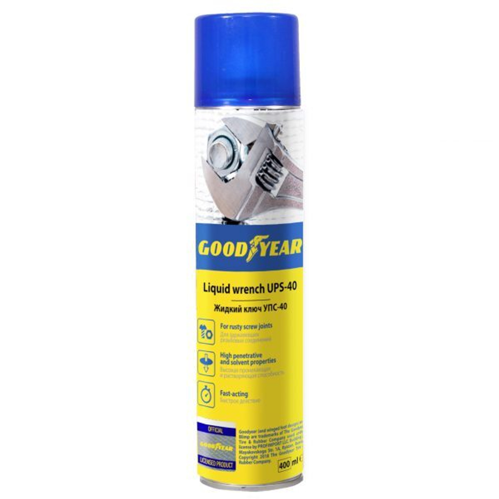 Смазка "жидкий ключ" Goodyear (400мл) аэрозоль