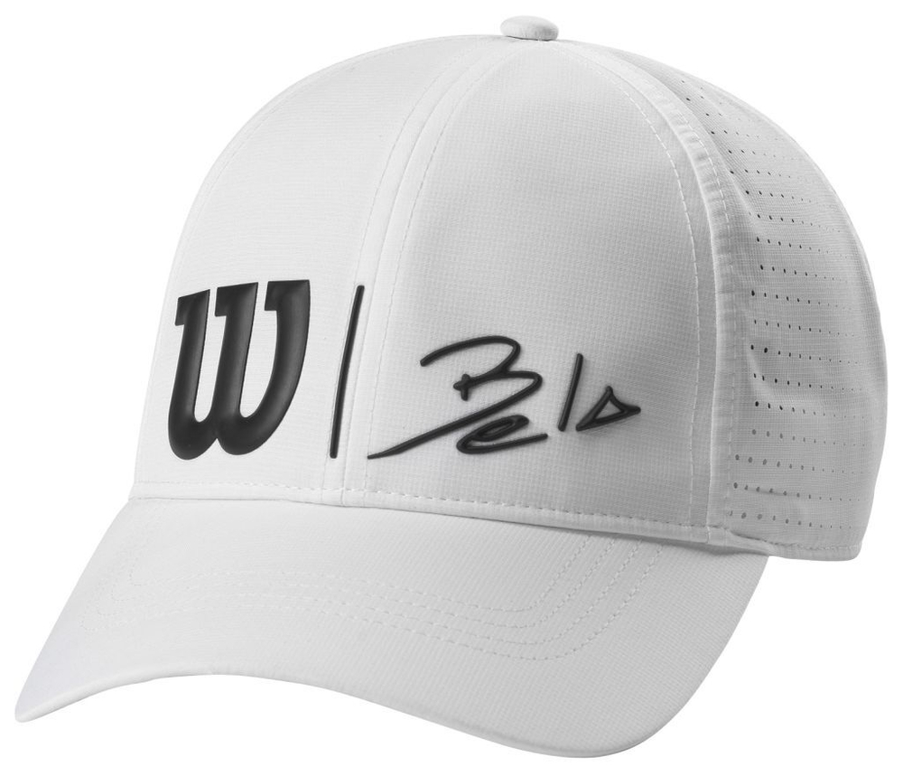 Кепка теннисная Wilson Bela Cap II - white/black