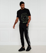 Кожаные кроссовки klj kup Karl Lagerfeld Jeans - черный(KLJ54820)