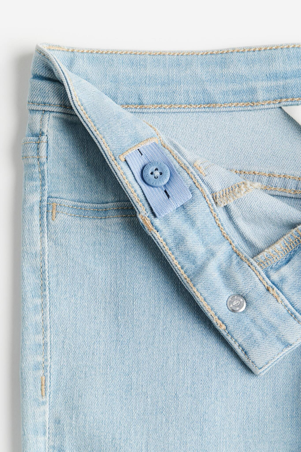 H&M Джинсы Flared Leg с заниженной талией, голубой