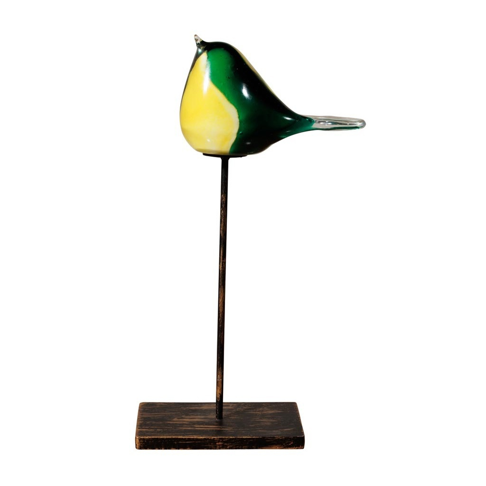 Птица на подставке 30 см 37735