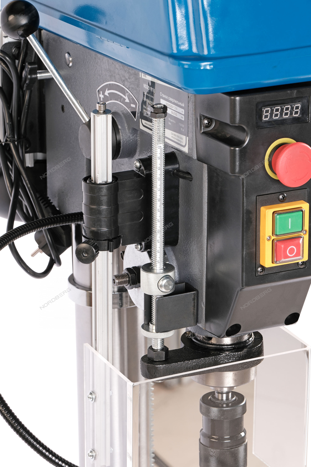 Станок сверлильный (1100Вт, 25мм, вариатор скорости,тиски) NORDBERG ND25111V