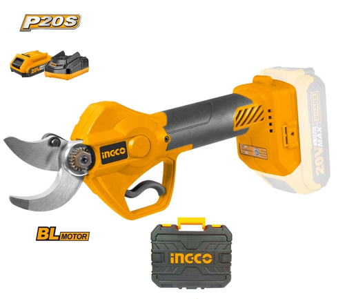 Аккумуляторный секатор 20B 1хАКБ 2Ач, и ЗУ INGCO CSSLI202581 INDUSTRIAL