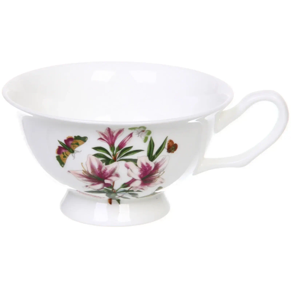 Чайная пара «Цветочная грация» (кружка 220мл, блюдце) лилии