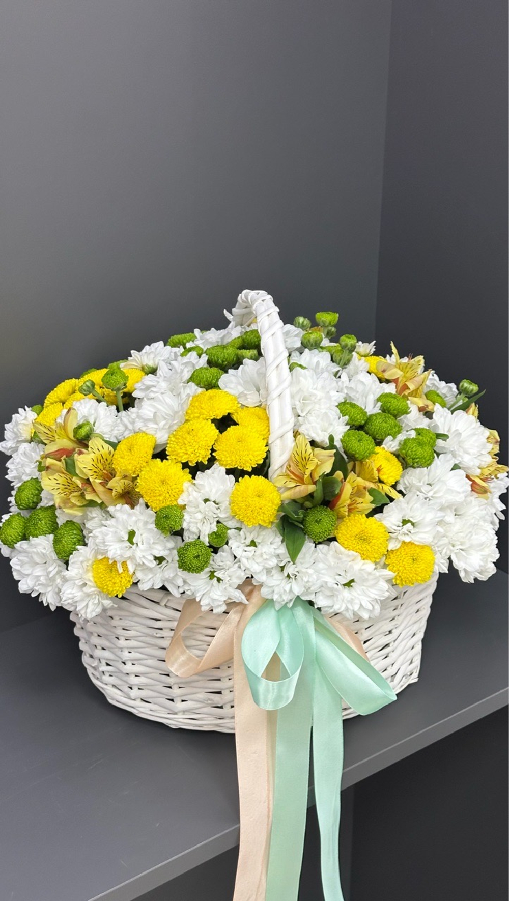 Корзина и букет