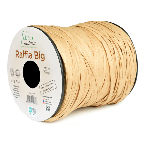 Пряжа Fibra Natura Raffia Big (01)