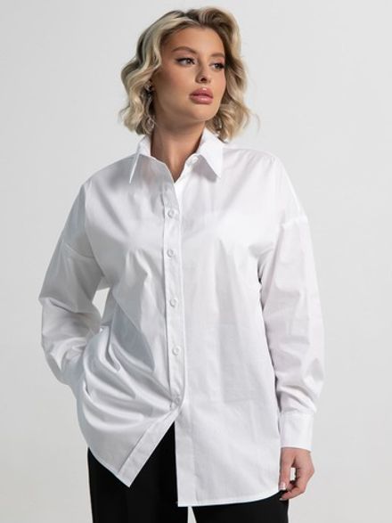 Рубашка хлопковая Рина (белая) Б15260-53М LT Collection
