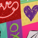 Пакет подарочный «LOVE» 26*32*10 см