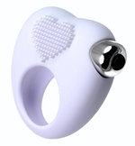 Белое виброкольцо для продления полового акта JOS MOYS (Цвет: белый)