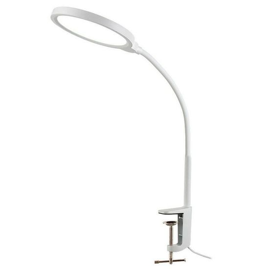 Светильник белый матовый на струбцине GLTL-046 12Вт 550 Лм