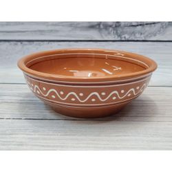 Салатник 500 мл d 16,5 см h6 см "Псковский" керамика ПГ [6]