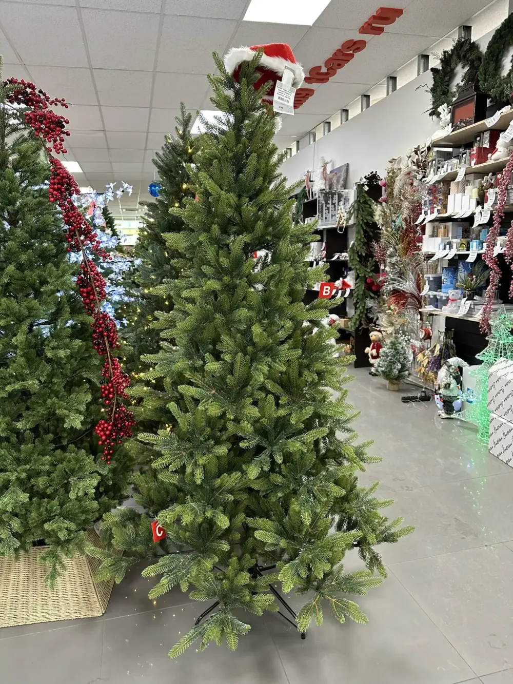 Ель искусственная "Приморская" (Литая хвоя) 180 см / 1,8 м