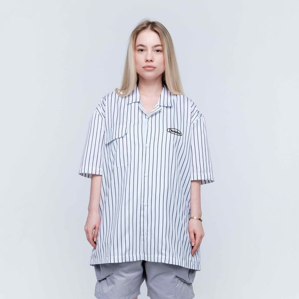 Рубашка Oval Logo белая - фото 6