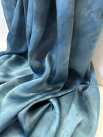Шелк голубой тай-дай
