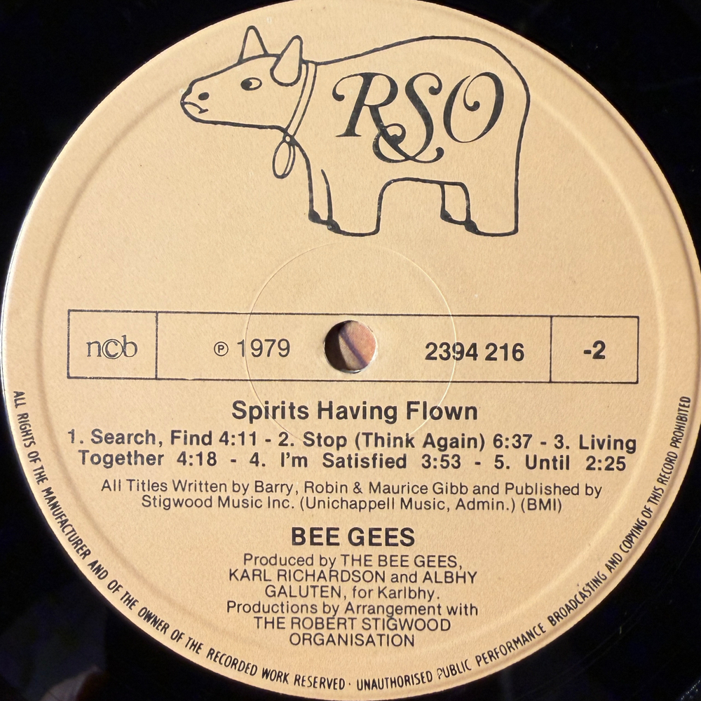 Bee Gees - Spirits Having Flown (Скандинавия 1979г.)