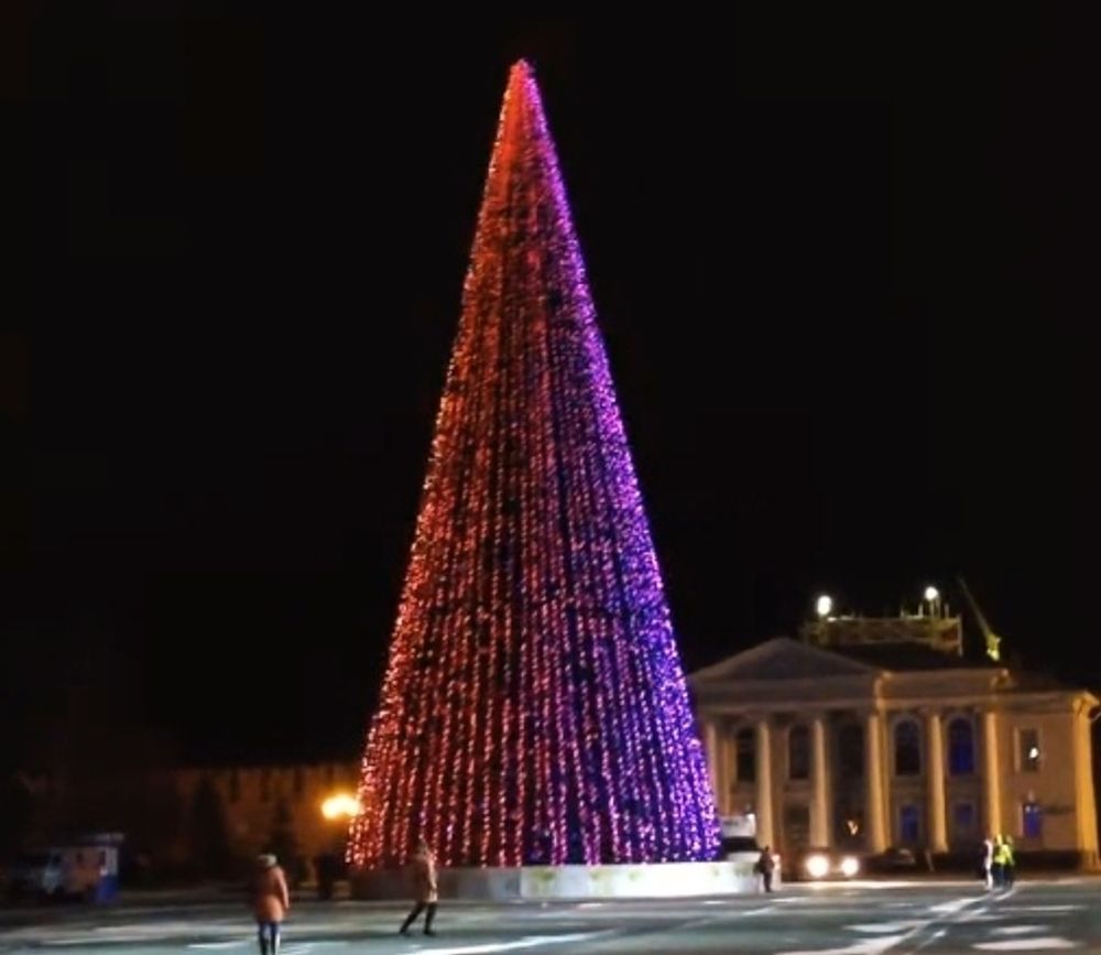 уличная гирлянда "Хамелеон"