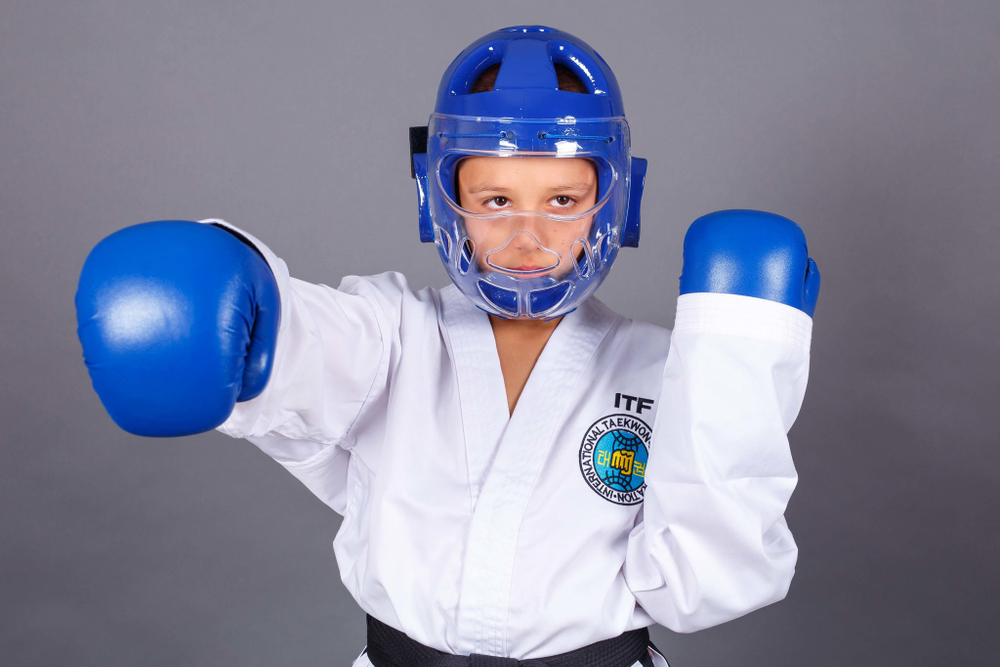 Перчатки ITF, GTF защитные ProfSport синие