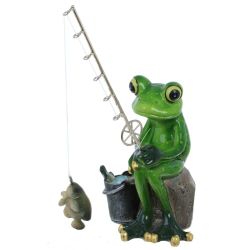 GAEM Фигурка декоративная "Лягушка", L16 W10 H15 см, 2в.