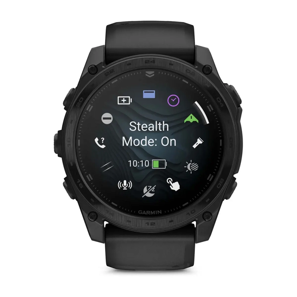 Смарт часы Garmin Tactix 8 51 мм, AMOLED с черным ремешком