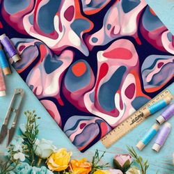 Ткань премиум шифон взрывной креатив