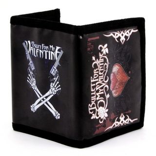 Кошелек Bullet For My Valentine (сердце / руки скелета с пистолетами)