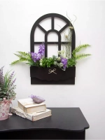 Настенная композиция "Окно с цветами"