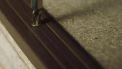 Порог металлический для напольных покрытий на разном уровне 90 см