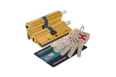 Цилиндр CISA под вертушку AP3 OH3S2-18.66 (80 мм/35+10+35в) золото