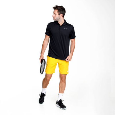 Мужское теннисное поло Nike Dri-Fit Solid Polo Men - Black