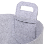 Корзина для хранения войлок 36*26*23 светло-серая