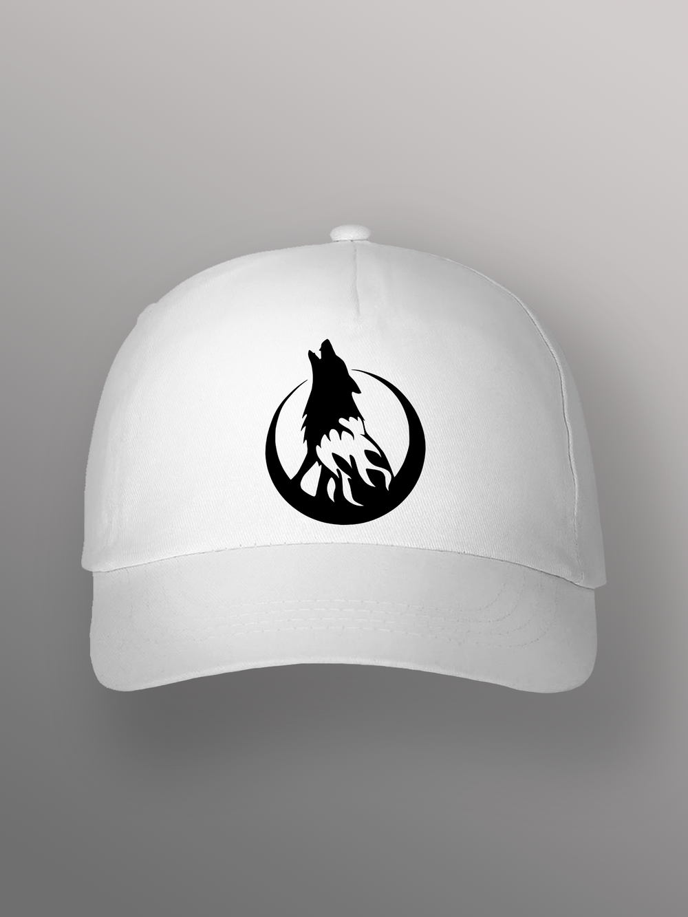 Бейсболка Волк воет на луну