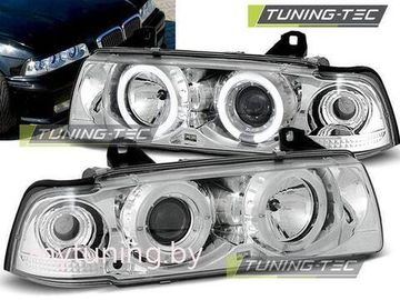 Фары передние ANGEL EYES CHROME для BMW E36 12.90-08.99 C/C