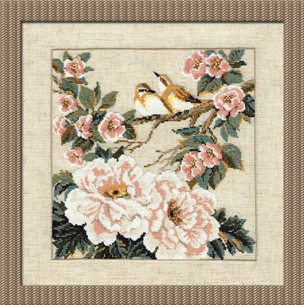 "Китайские мотивы.Весна"-486 вышивка