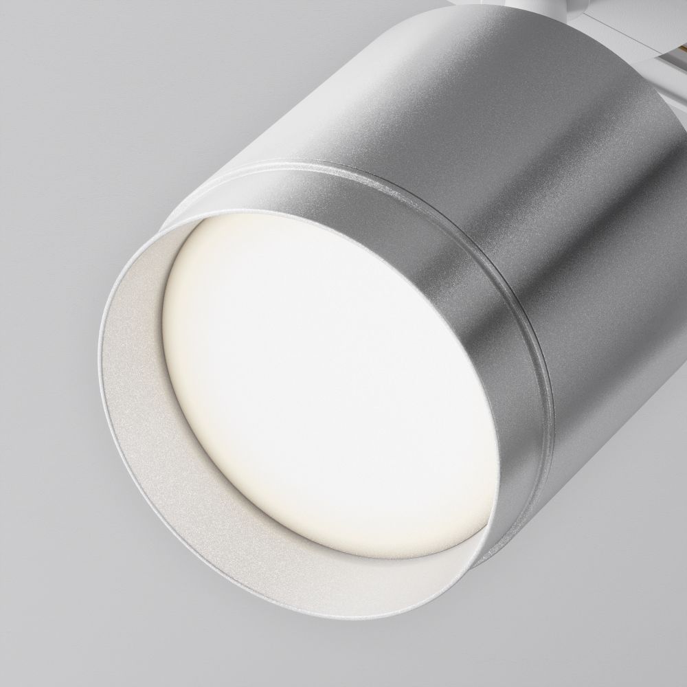 Трековый однофазный светильник Maytoni Unity Polar TR088-1-GX53-S