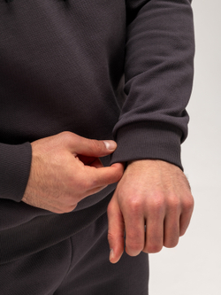 Костюм мужской спортивный теплый. Графит