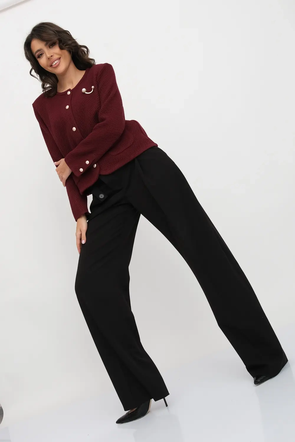 Жакет Д 3548/бордо