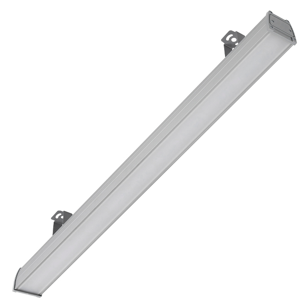 Светильник ДСП LED LIRA-76/OPAL-2400/IP54 (5000K, серый) 2420х87х80мм CSVT