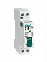 автоматический выключатель 1п 16А DEKraft