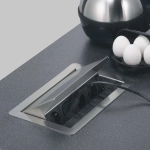 Встраиваемая розетка EVOline Flip Top Push M 159370002700