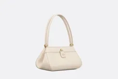 Сумка Dior Key, модель маленького формата кремовый