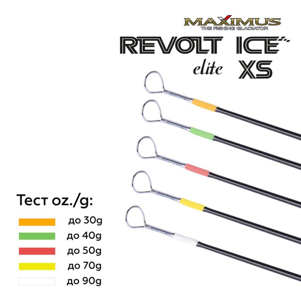 Зимняя удочка Maximus REVOLT ICE XS ELITE 301M 0,75м до 30гр (MIRRIEXS301M)