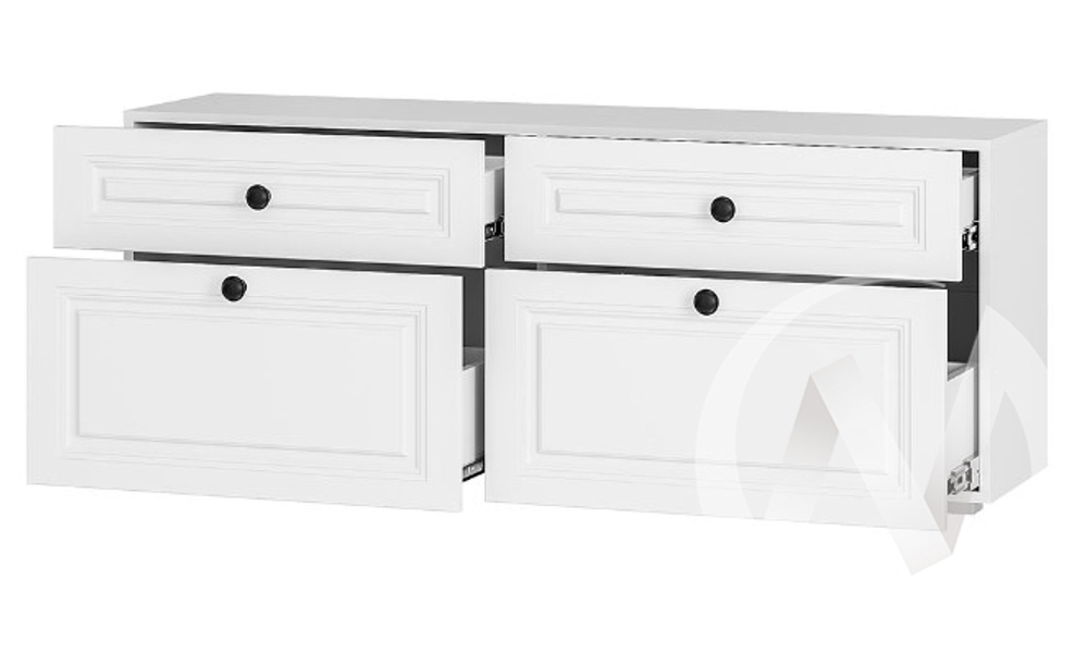 Тумба под ТВ ТБ-07 МС Софт (белый/эмаль белая F26)