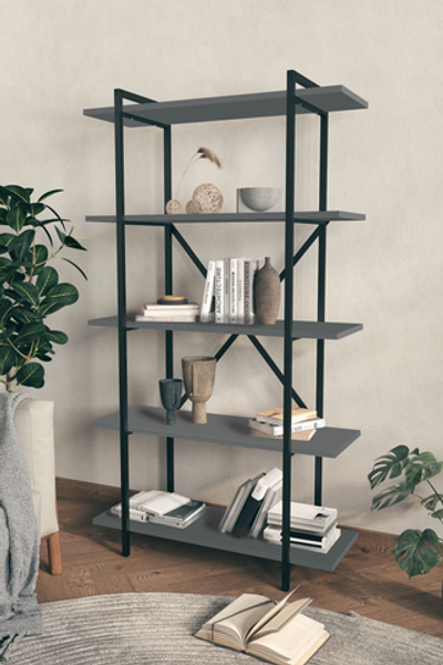 Стеллаж TEOS 160х90 - антрацит