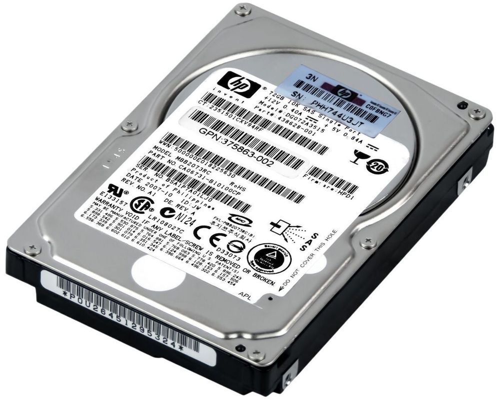 Жесткий диск HP SFF SAS 72Gb 10K 2.5&quot; SP Hot-Plug DG072A3515