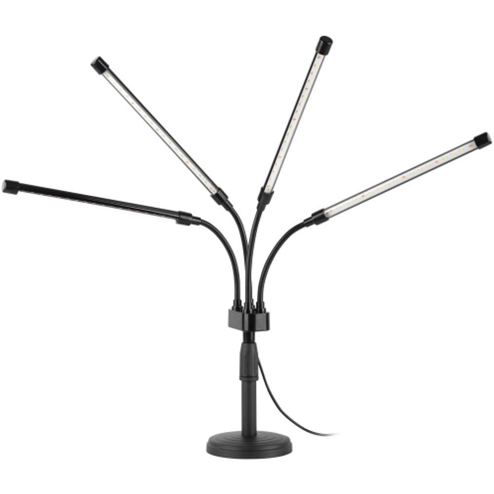 Настольный светильник для растений ЭРА FITO-40W-АLED-Ra-USB полного спектра 40 Вт черный