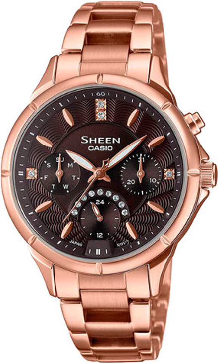 Японские наручные часы Casio Sheen SHE-3047PG-5AUER